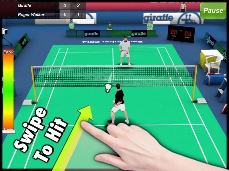 Mãn nhãn trải nghiệm game cầu lông 3D với hiệu ứng tuyệt đẹp 5 Game cầu lông 3D